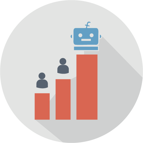 Marketing Robot is more efficient than manual labor